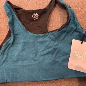 NWT Black and Teal Reversible Bluet Training Bra - Size 12
